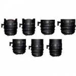 Sigma Sony E Mount FF High Speed Prime Cine 7 Lens Kit (Includes 14mm, 20mm, 24mm, 35mm, 50mm, 85mm and 135mm Prime Lenses) - Available in Feet or Metre Scale (WZX967 / WMX967) Sigma Sony E Mount FF High Speed Prime Cine 7 Lens Kit (Includes 14mm, 20mm, 24mm, 35mm, 50mm, 85mm and 135mm Prime Lenses) - Available in Feet or Metre Scale (WZX967 / WMX967)