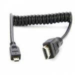 Atomos Coiled Micro HDMI (Die Cast Metal) to HDMI Full Cable 30cm (60cm Extended) (AO-ATOM4K60C1) Atomos Coiled Micro HDMI (Die Cast Metal) to HDMI Full Cable 30cm (60cm Extended) (AO-ATOM4K60C1)
