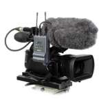CineDesign Microphone (Offset) Bracket for Mounting Gun and Radio Mics on to Various Camcorders CineDesign Microphone (Offset) Bracket for Mounting Gun and Radio Mics on to Various Camcorders