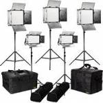 Ikan RW-3F2H (RW-3F2H) Rayden Daylight 5-Point LED Light Kit with 3x RW10 LED Lights & 2x RW5 LED Lights Ikan RW-3F2H (RW-3F2H) Rayden Daylight 5-Point LED Light Kit with 3x RW10 LED Lights & 2x RW5 LED Lights