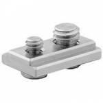 Zacuto Universal Baseplate Camera T-Slide with 1/4-20 and 3/8-16 screws (1 Slide) - Z-UB3-CT3 (ZUB3CT3) Zacuto Universal Baseplate Camera T-Slide with 1/4-20 and 3/8-16 screws (1 Slide) - Z-UB3-CT3 (ZUB3CT3)