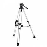 Miller MIL-1861 Compass 23 Sprinter II Single Stage Alloy Tripod System with Fluid Head - Includes Mid Level Spreader and Pan Handle plus Rubber Feet and Case (1861) Miller MIL-1861 Compass 23 Sprinter II Single Stage Alloy Tripod System with Fluid Head - Includes Mid Level Spreader and Pan Handle plus Rubber Feet and Case (1861)