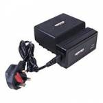 Hawk-Woods GR-100K (GR100K) Gripper - 14.8V 100W Clip-on Battery System with Charger for 15mm Rods - with 2x D-Tap Outputs Hawk-Woods GR-100K (GR100K) Gripper - 14.8V 100W Clip-on Battery System with Charger for 15mm Rods - with 2x D-Tap Outputs