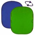 Lastolite LL LC5687 (LLLC5687) Collapsible Reversible Background 1.5 x 1.8m - Chromakey Blue/Green Lastolite LL LC5687 (LLLC5687) Collapsible Reversible Background 1.5 x 1.8m - Chromakey Blue/Green