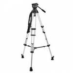 Miller 1863 Compass 23 Two-Stage Alloy Tripod System with Fluid Head - Includes Telescopic Above-Ground Spreader and Pan Handle plus Rubber Feet, Strap and Case (1863) Miller 1863 Compass 23 Two-Stage Alloy Tripod System with Fluid Head - Includes Telescopic Above-Ground Spreader and Pan Handle plus Rubber Feet, Strap and Case (1863)