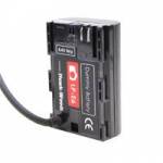 Hawk-Woods DC-5D1X (DC-5D1X) Canon EOS 5D / EOS 7D Dummy Battery Power Adaptor to cable mounted power-con (D-Tap) / 70cm Hawk-Woods DC-5D1X (DC-5D1X) Canon EOS 5D / EOS 7D Dummy Battery Power Adaptor to cable mounted power-con (D-Tap) / 70cm