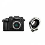 Panasonic Lumix DC-GH5 20.3MP Digital Single Mirrorless Compact System Camera Body Only and a Metabones Canon EF to MFT Speed Booster Ultra 0.71x (Black Matt) (DC-GH5EB-K/ MB_SPEF-M43-BT4) Panasonic Lumix DC-GH5 20.3MP Digital Single Mirrorless Compact System Camera Body Only and a Metabones Canon EF to MFT Speed Booster Ultra 0.71x (Black Matt) (DC-GH5EB-K/ MB_SPEF-M43-BT4)