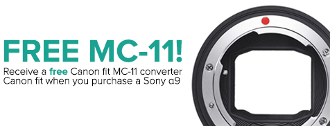 Sony a9 and FREE MC-11 Converter Bundle Sony a9 and FREE MC-11 Converter Bundle
