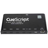 Caja adaptadora de monitor CueScript CueiT CueVue4 (p/n CUEVUE4)