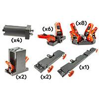 Conjunto de montaje Kino Flo para GroundSupport2Kit - MIMIK 120 (p/n KFMTPMKG1)
