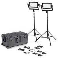 Litepanels Astra IP Half Traveler Duo GM- und VM-Kit mit Standardjoch und UK-Netzteil (Teilenummer 936-0202)