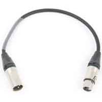 CVP 3-poliges symmetrisches Audiokabel XLR-3-Buchse auf XLR-3-Stecker (12 Zoll / 30 cm) – KURZ