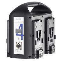 Cargador simultáneo con montaje en V Bebob VS4 (VS4) de 4 canales - Salida CC de 75 W