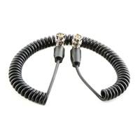 SHAPE 20-inch Coil SDI Cable with BNC 90 Degree Connectors (p/n SH20BN)