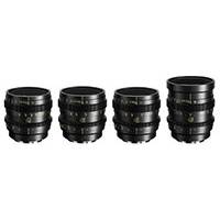 Thypoch Simera-C 4 Lens Kit Including 28, 35, 50, and 75mm T1.5 Full Frame Cine Lenses - E Mount (p/n TP-SC4P-E)