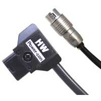 Hawk-Woods Power-Con (Male) to 4P Hirose (Female) Cable - 50cm (p/n D2MR-50-H4F)