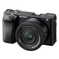Sony Alpha a6400 APS-C Exmor CMOS 4K 24,2 MP spiegellose Digitalkamera + 16–50 mm F3,5–5,6 Power-Zoom-Objektiv-Set (ILCE6400LB.CEC)