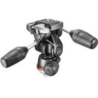 Manfrotto MH804-3W 3 Way Head with RC2 in Adapto with Retractable Levers (p/n MAN-MH804-3W)