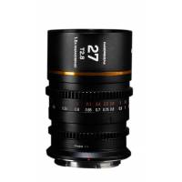 Laowa Nanomorph 27mm T2.8 1.5X S35 Cine Lens - Canon RF - Amber (p/n VE2728RFA)