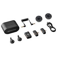 Hollyland LARK M2S Ultimate Combo inklusive Kamera RX, USB-C RX und Lightning RX-Funkmikrofon – Space Grey (Teilenummer 6302 Ultimate Combo)