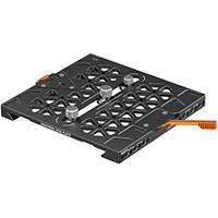 Universelle BUD-Platte in leuchtendem Mandarinenrot (Teilenummer B4003.1056)