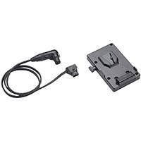 Litepanels Anton Bauer V-Mount-Batteriehalterung mit P-Tap auf 3-poligem XLR-Kabel für Astra 1x1 – inklusive Befestigungsschrauben (Art.-Nr. 900-3508)