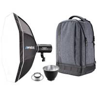 Westcott WES-4931-AG (WES4931AG) L-60-B Kit de sac à dos à 1 lumière LED COB bicolore 60 W