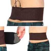URSA Straps Medium Waist Strap - Big Pouch - Brown (p/n U-MED-BP-BRN)