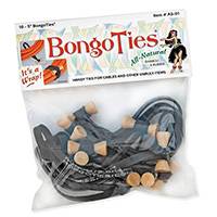 Bongo Ties Black Original 10pc (p/n A5-01)