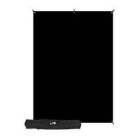 Westcott 578K 5ft x 7ft Rich Black X-Drop Backdrop Kit (870212)