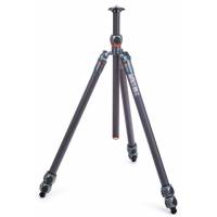 Trípode de 3 secciones con tubo de pata de 29 mm de fibra de carbono gris metálico Winston 2.0 de 3 patas (n/p WINSTONGREY2)