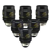 Das Cooke Optics Mini S4i-Set enthält 18 mm, 25 mm, 32 mm, 50 mm, 75 mm, 100 mm T2.8 35 mm/Super 35 mm Prime-Objektive mit PL-Halterungen