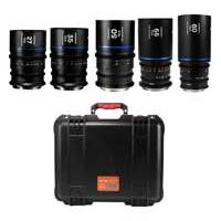 Laowa Nanomorph S35 Prime 5-Lens Bundle  (27mm, 35mm, 50mm, 65mm, 80mm) (Blue) - Canon RF (p/n VE2735506580RFB)