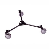 Miller 390 Medium Duty 125mm Pro Dolly for 2-Stage Toggle Tripods