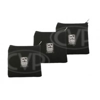 Portabrace PB-B63 (PBB63) Pochettes rembourrées zippées 6x6 pouces - Ensemble de 3