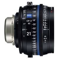 Zeiss CP.3 XD 21mm T/2.9 Compact Prime Cine Lens - PL Mount | Available in Feet or Metre Scale (2183-055 / 2183-050)