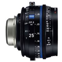 Zeiss CP.3 XD 25mm T/2.1 Compact Prime Cine Lens - PL Mount | Available in Feet or Metre Scale (2181-383 / 2181-378)