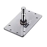 Manfrotto (F800) Baby-Wandplatte – 3 Zoll lang mit einem 16 mm (5/8 Zoll) Zapfen – auch Arri LF.8000.A