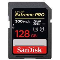 SanDisk SDSDXPK-128G-GN4IN (SDSDXPK128GGN4IN) 128GB 300MB/s Extreme Pro SDXC UHS-II Memory Card