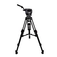 Cartoni KF222CHM Focus 22 Two-Stage EFP Carbon Fibre System - T623/2C Tripod 100mm Bowl and Mid-Level Spreader and HF2200 Fluid Head plus Accessories (KF222CHM)