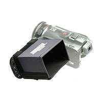 Capucha para videocámara LCD Hoodman HD350 Video Hi Def 16X9 - Tamaño de 3,5