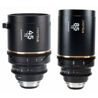 Laowa VE4585PLEFA (VE4585-PLEFA) Proteus 2X Paquete anamórfico de 2 lentes (45 mm, 85 mm) - Ámbar (pies) - Arri PL/Canon EF