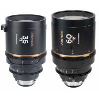 Laowa VE3560PLEFA (VE3560-PLEFA) Proteus 2X Paquete anamórfico de 2 lentes (35 mm, 60 mm) - Ámbar (pies) - Arri PL/Canon EF