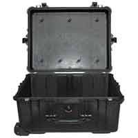 Peli Products 1610 Waterproof Case without Foam in Black (Internal Dimensions: 55.3 x 42.4 x 27 cm)