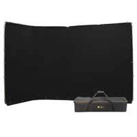 Ikan BD-13F-BLK (BD13FBLK) 13.1ft Portable Panoramic Backdrop (Black)