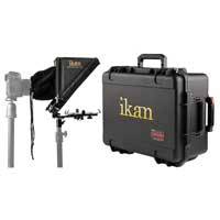 Ikan PT-ELITE-LS-TK (PTELITELSTK) Elite Universal Tablet and iPad Teleprompter for Light Stands - Travel Kit with Hard Case