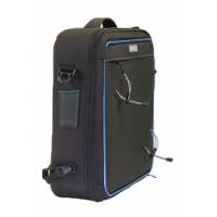 Orca Bags OR-60 (OR60) Licht- und Zubehörkoffer für Standard-1x1-LED-Licht mit Netzteil, Kabeln, kleinen Anschlüssen und einem Lichtständer