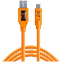 Tether Tools TetherPro USB 3.0 to USB-C Cable - High Visibility Orange - 15ft (p/n CUC3215-ORG)