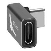 Adaptador de codo USB-C de 40 Gbps de Kondor Blue para alimentación y datos (n.º de pieza KONKBTSRAA)