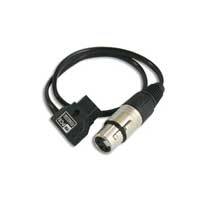 Hawk-Woods Power-Con (D-Tap) to XLR4 Female Cable (50cm) (p/n D2MR-50-X4F)